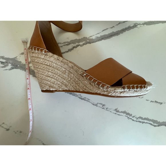 Vince Camuto Espadrille Wedges Taupe Size 9.5 - Picture 7 of 12